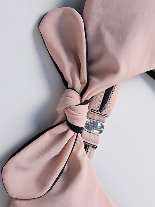 Light Pink Reverse to Black Bikinis Swimwear