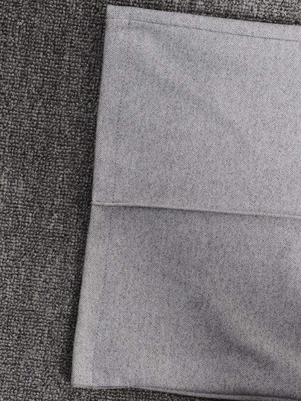 SIMPLE 2 COLORS WIDE LEG BOTTOM CASUAL PANTS