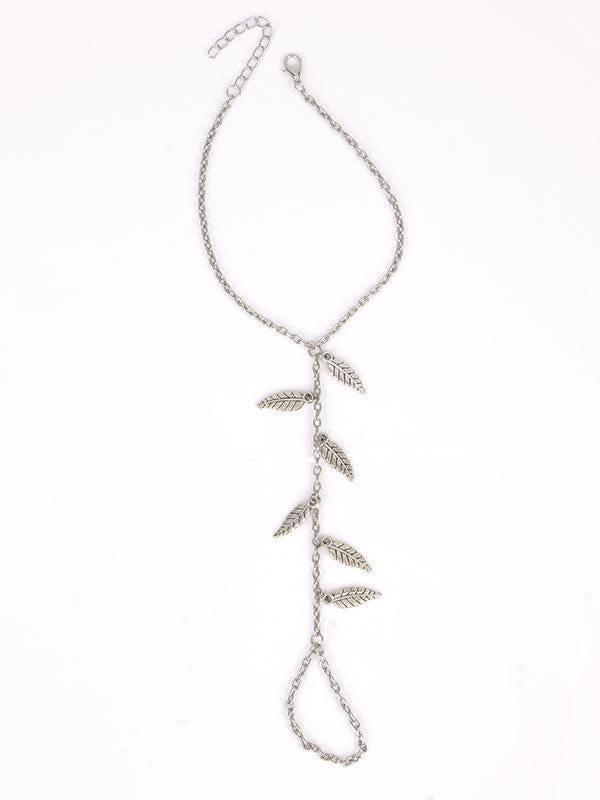 Bohemia Leaf Tassels Footchain Accessories
