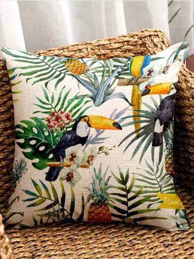 Bohemia Flowers&Birds Throw Pillow Case Decoration Accessories