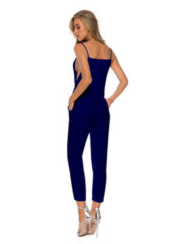 4 Colors Spagetti-neck Jumpsuits