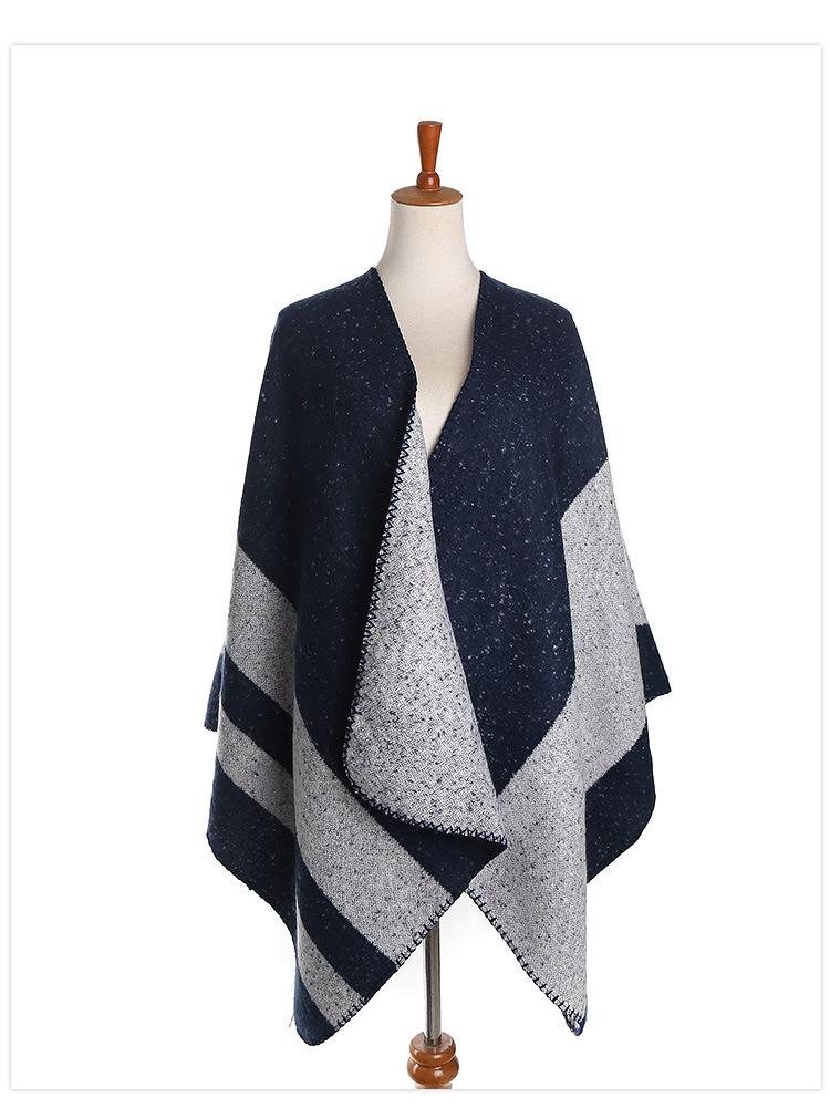 Colorful shawl fashion plaid imitation cashmere scarf