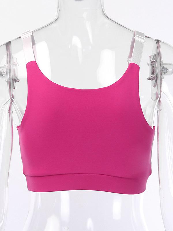 Kawaii Style Printed Split-joint Sports Bra