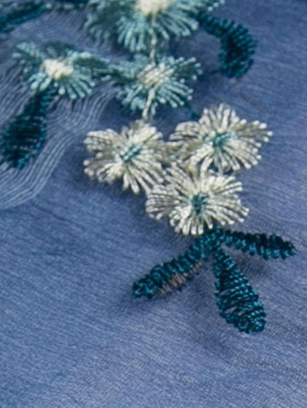 Gradient Mulberry Silk Shawl Scarf