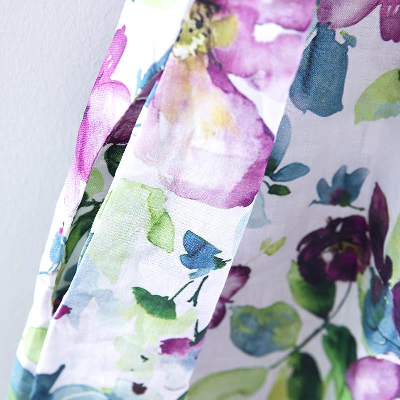 Printing Summer Women Floral Short Sleeve Dress