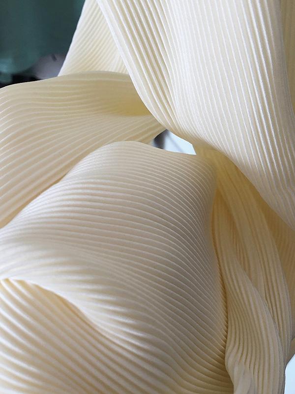 Ruffled Elastic Loose Solid T-Shirt