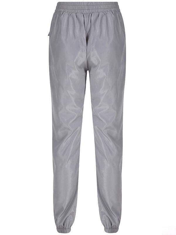 Mesh Patchwork Pocket Jogger Pants