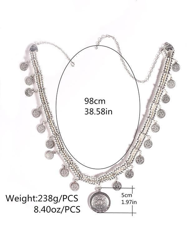 Vintage Bohemia Coin Tassels Waist Chain Accessories