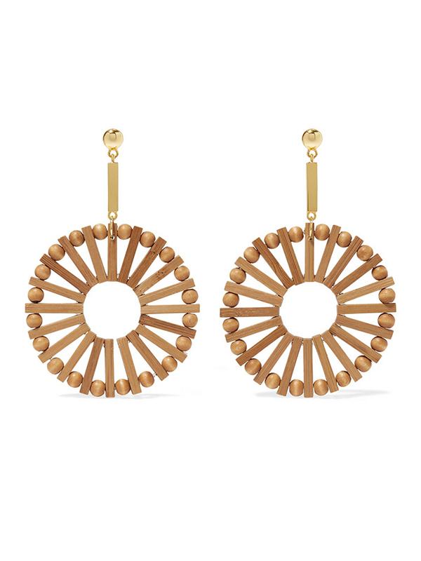 Hand-woven Bamboo Earring Accessories