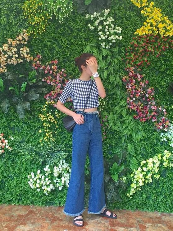 Empire Casual Wide Leg Jean Pants