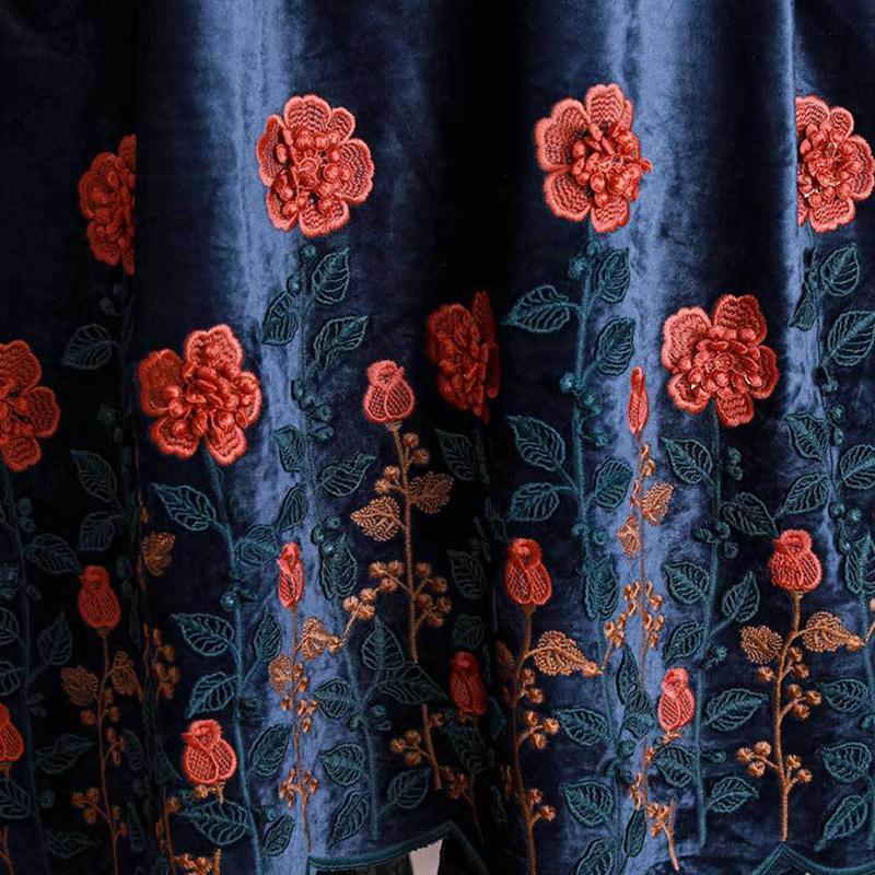 3D Floral Knit Stitching Elegant Dress