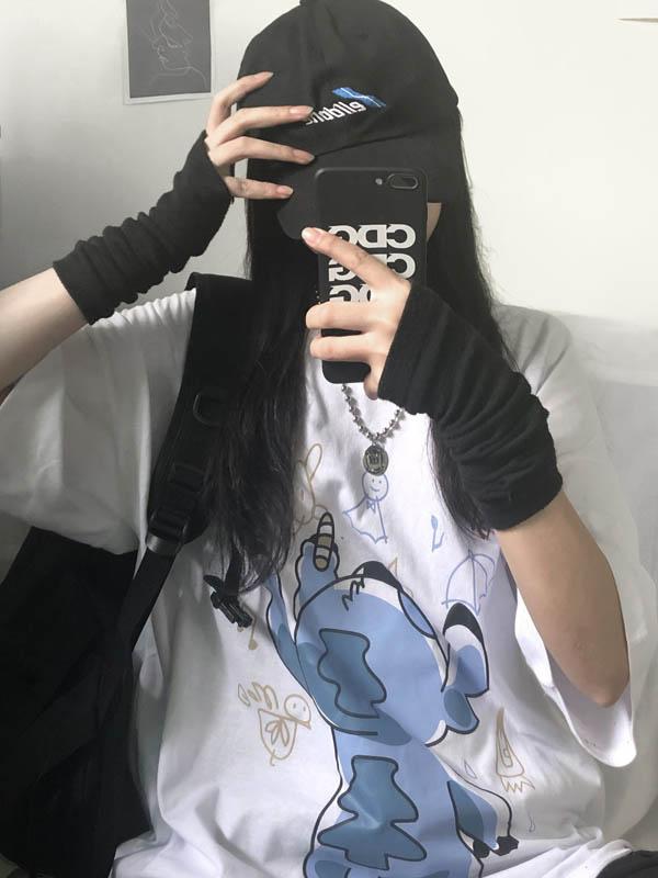 Original Cartoon Printed T-Shirts Tops