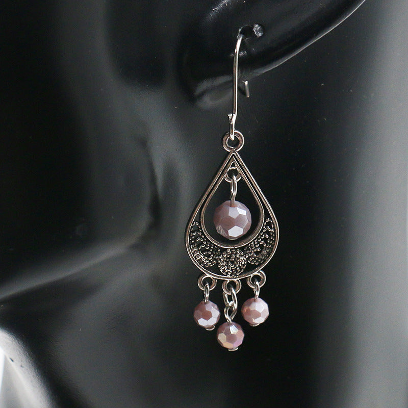 Tassel Crystal Earrings Tassel Pendant