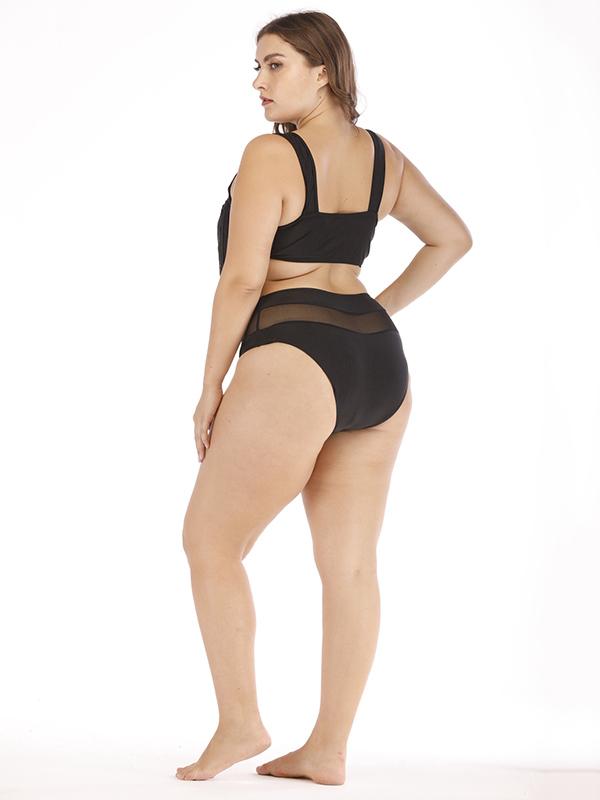 High Waist Tassels Plus Size Bikinis Swimwear