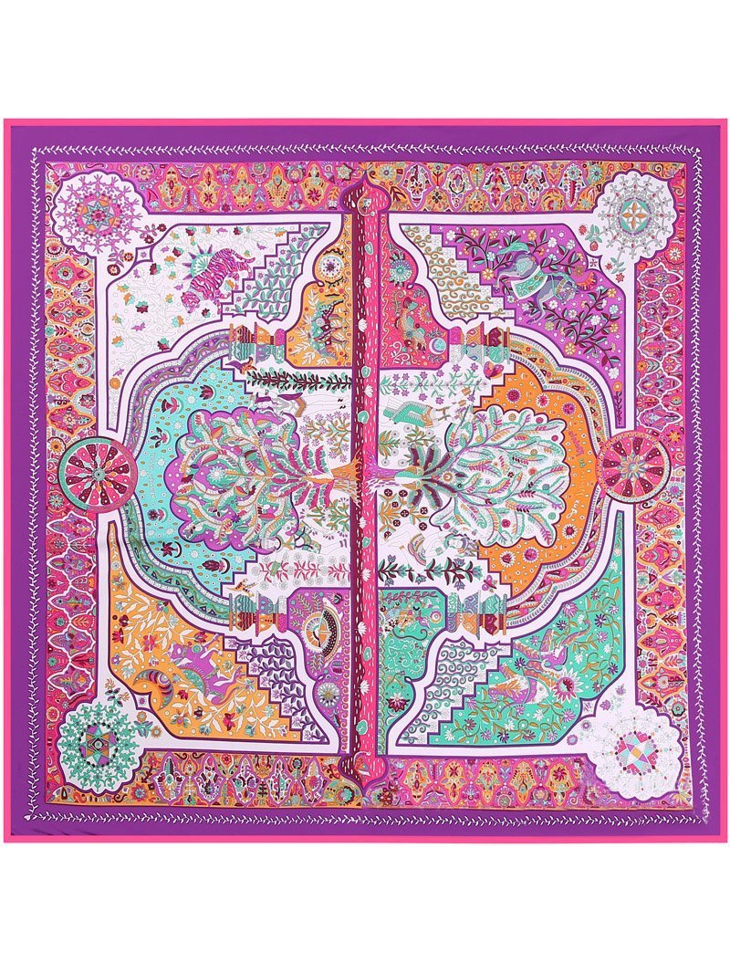 Bohemia Floral Square Cape Scarf