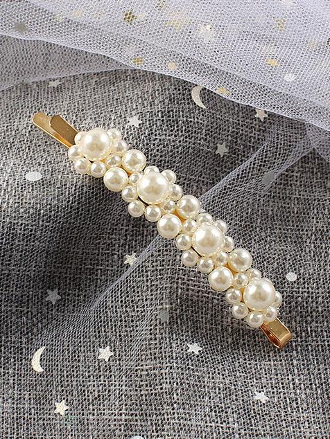 Ins Faux Pearl Hair Clip
