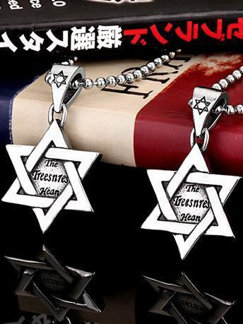 Six-pointed Star Zircon Necklaces Accessories