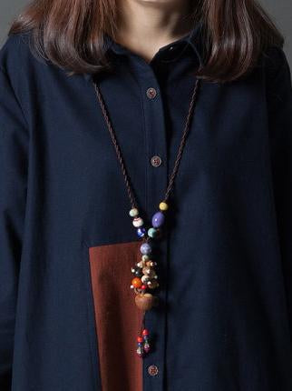 Original Long Shirt in Green or Blue Color