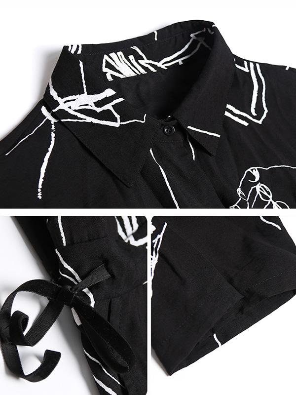 Hip-hop Light Printed Jumpsuit