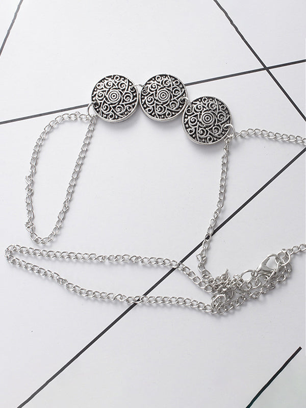 Bohemian Retro Engraved Foot Chain Accessory