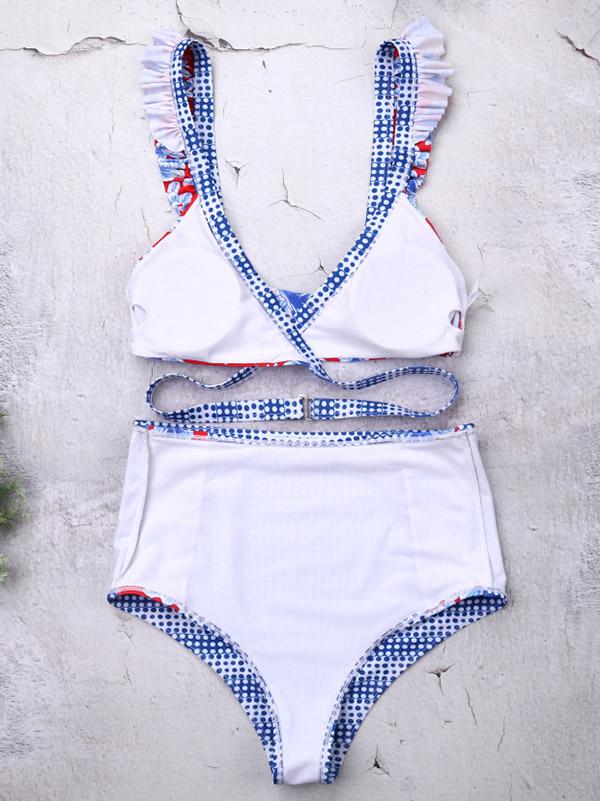 Printed Fresh Bikinis Swimwear