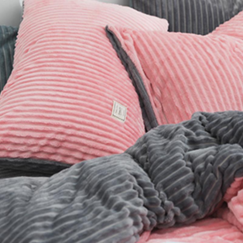 4 Pieces Bedding Set Thick Flat Sheet And Fitted Sheet