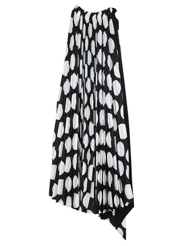 Chiffon Split-joint Polka-Dot Short Dress