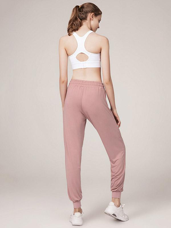 Leisure Solid Loose Athletic Pants