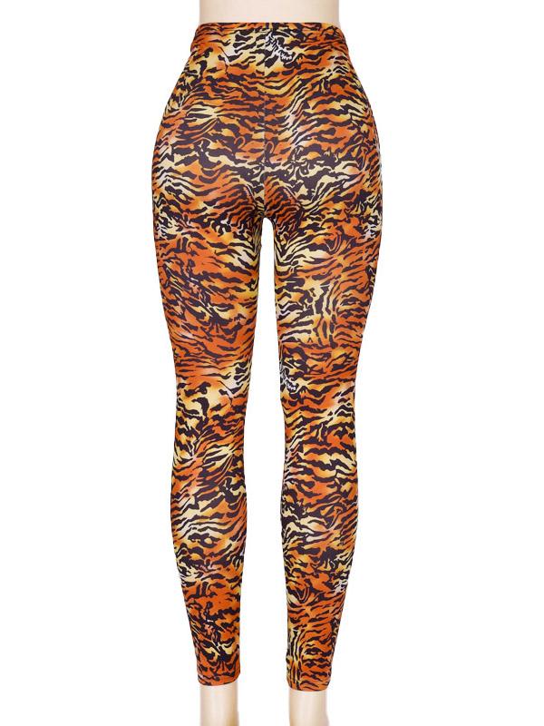 Leopard Printed High Waist Breathable Leggings
