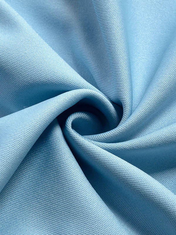 Simple Solid Color Lapel V-Neck Split-Front Midi Dress