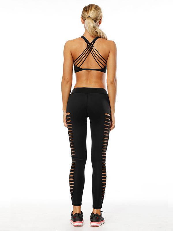 High Waist Hollow Slim Yoga&Gym Leggings