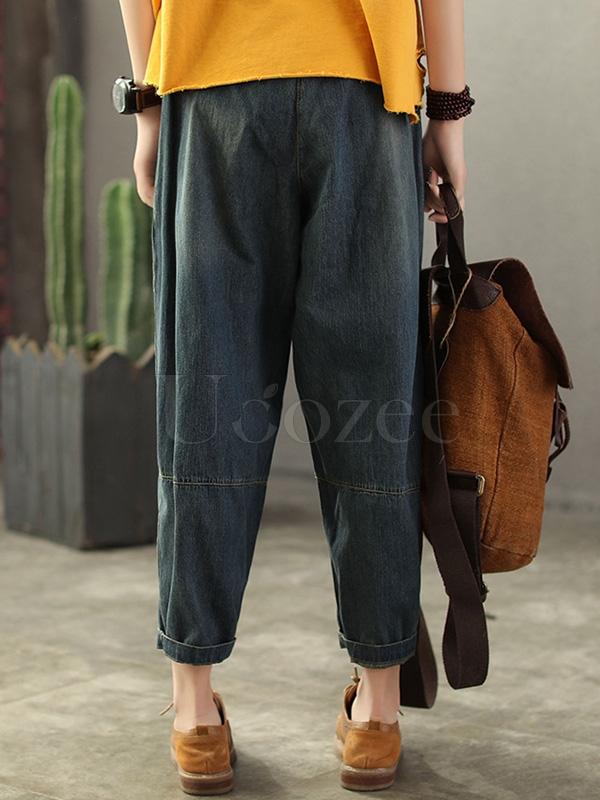 Casual Retro Jean Pants