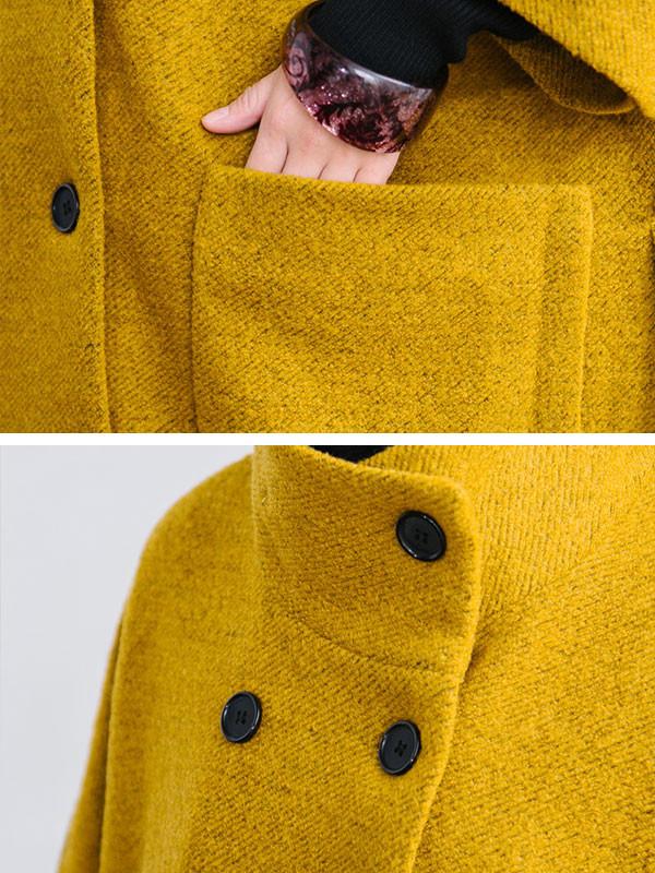 Loose Woolen Jacket Coat
