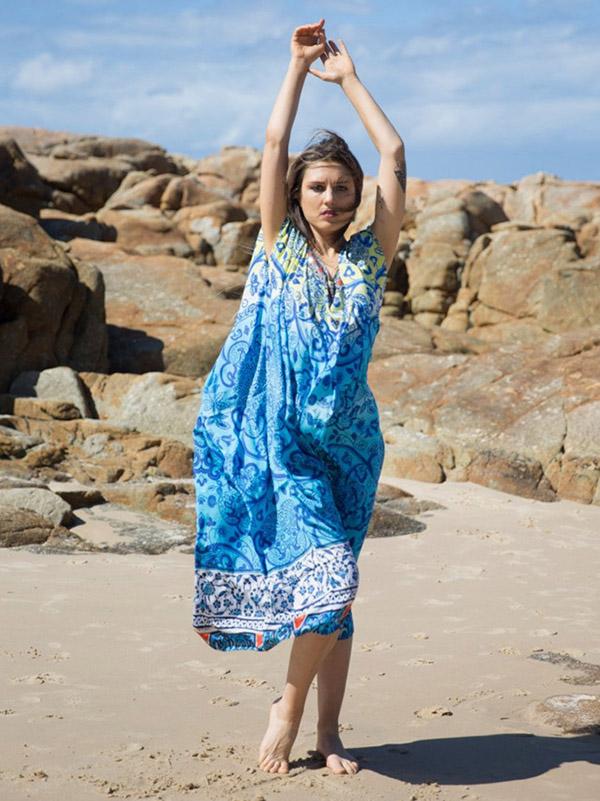 Bohemia Printed Covers-ups Swimwear