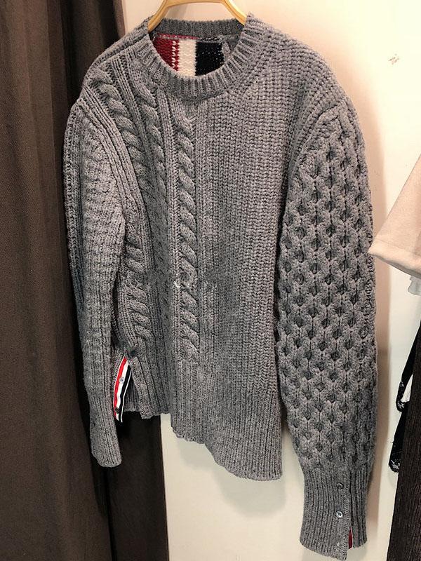 SPLIT-JOINT KNITTING LOOSE SWEATER