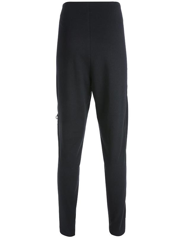 Casual Cropped Zipper Pants