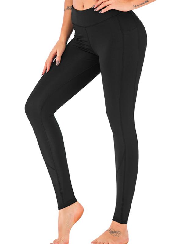 Pocket Solid Yoga Leggings
