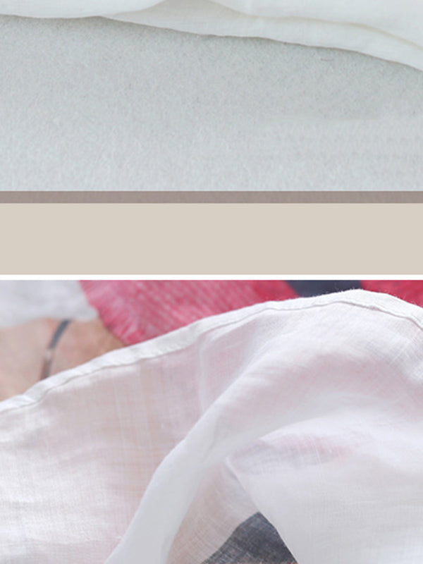 Casual Cartoon Printed Thin Half Sleeve T-Shirts Tops