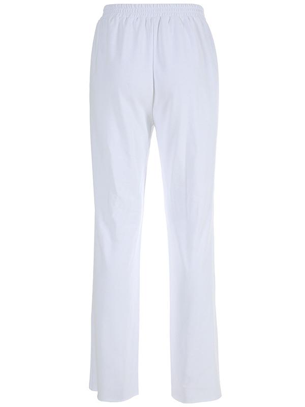 Zipper Casual Straight Leg Pants