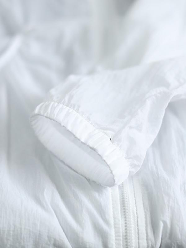 Casual Literary Hoodie Sun-protective Cover-up