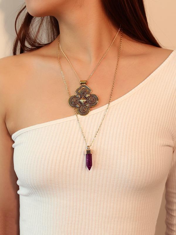 Pretty Flower Pattern Necklaces Accessories