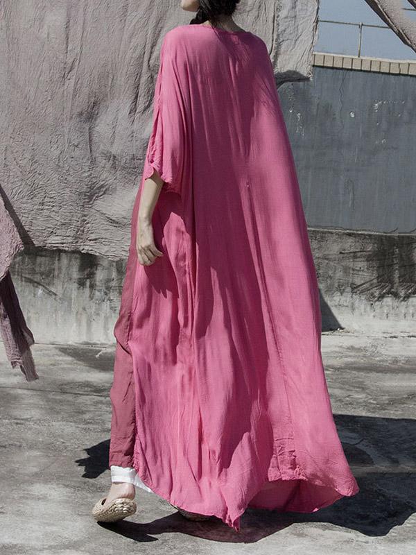 Loose Soft Literary Long Dress