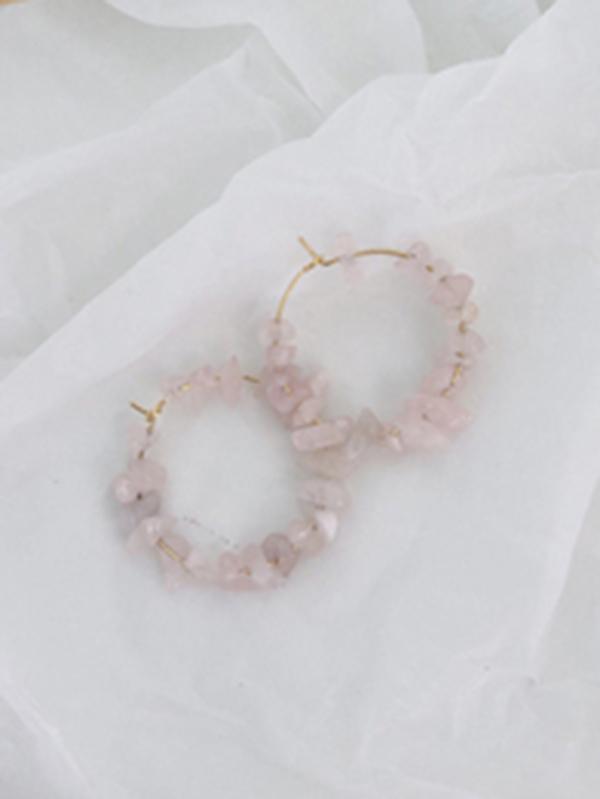 Several Color Simple Gravel Earring