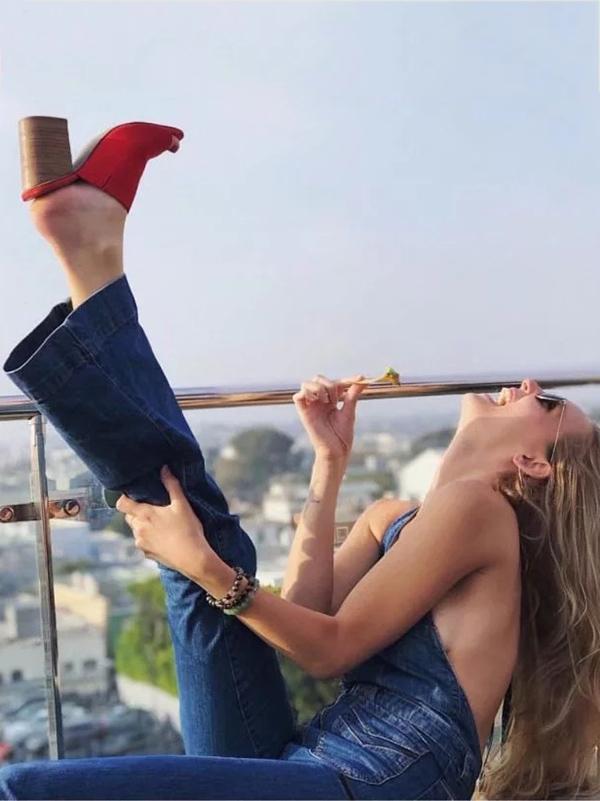 Fashion V-Neck Long Jumpsuits