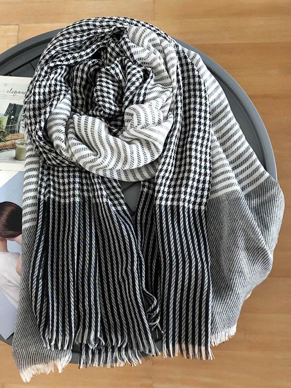 5 Colors Fashion Tasseled Scarf