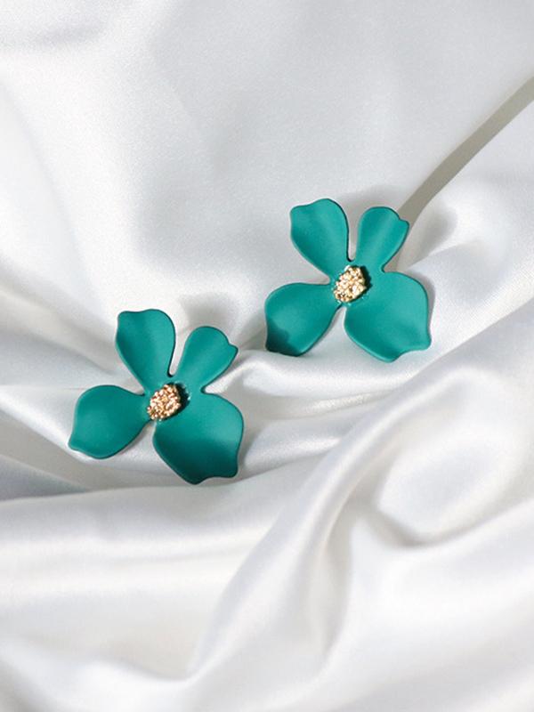 Colorful Flower Earrings