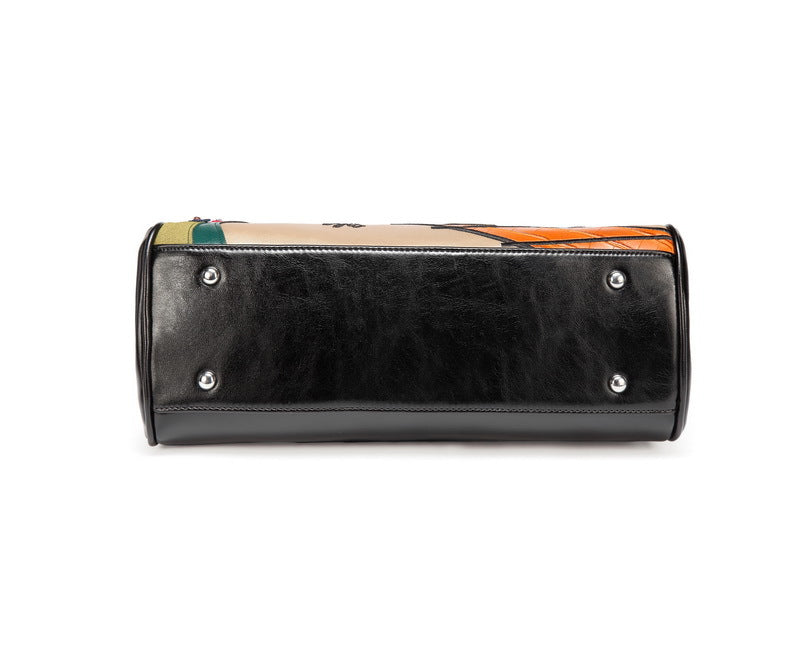 Train cartoon retro hand shoulder diagonal cross bag