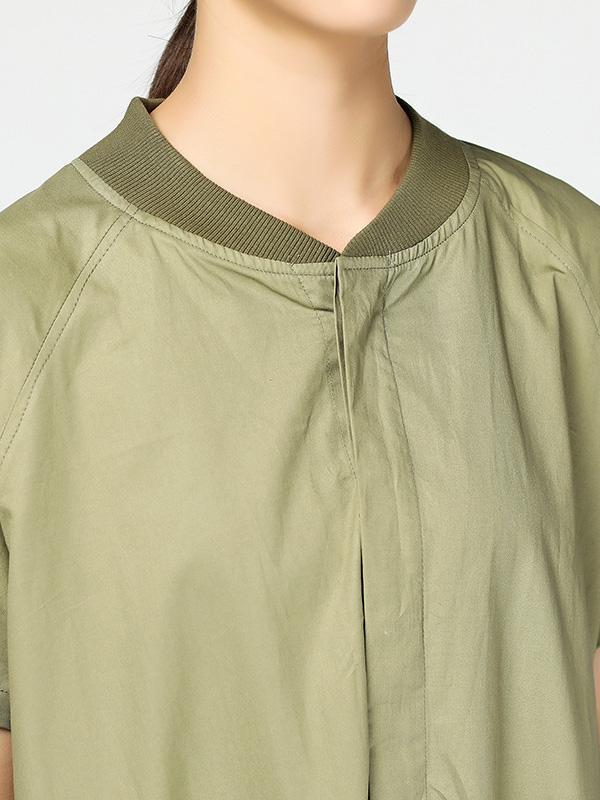 Casual Broaden Loosen Jumpsuit in Black or Green Color