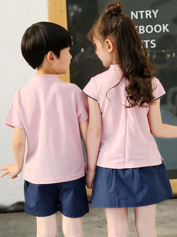 Traditional Boy and Girl Tang Suits Combo in White or Pink Color