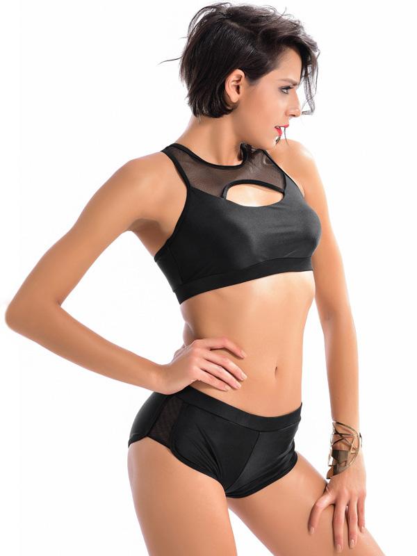 Black Triangle Bikinis Swimwear